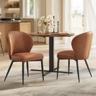 Ekho Collection - Dining Chairs Set Of 2  Upholstered Kitchen Chairs  Comfort   