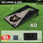 Cornhole Board Set 4x2 Regulation Size With Bags Bean Bags Game