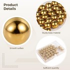 40pcs Precision Solid Brass Bearing Balls 1 2  Industrial Brass Ball Spheres
