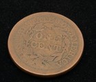 1852 Braided Hair Large Cent   Old Us Coin