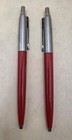 2 New Parker Jotter Ballpoint Pen Red Barrel  3rd Quarter Of 2009 Usa With Box