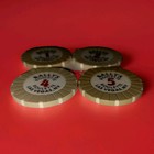 2001 Bally s Las Vegas 6 Vintage Casino Chips Lot   1-6 Set   Rare Beige