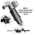 200mm Hydraulic Auger Drill With Hoses For 1 8ton Mini Excavator 2026 Usaupgrade