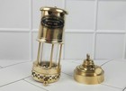 Vintage Brass Miner Oil Lamp   Coal Safety Lamp Replica   Industrial Steampunk