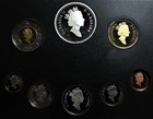 2003 Canada Double Dollar Silver Proof Set 100th Anniv  Cobalt  - 1 69 Oz  Asw