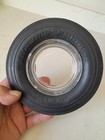 Vintage 1960s B f  Goodrich Silvertown Tire  Glass Ashtray Excellent 