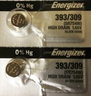Energizer 393 309 Sr754w Watch Batteries E393 309 New Sealed Authorize Seller