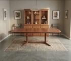 Rasmus Danish Teak Dining Set Mcm Scandinavian Hutch  Table  2 Leaves  5 Chairs