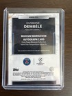 2025 Topps Museum Collection Ousmane Dembele Auto  25