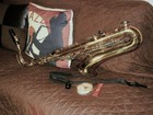 Vintage 1970s Stencil Tenor Saxophone  Ssba Style  Monster Tenor 