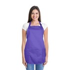 Apron Commercial Restaurant Home Bib Spun Poly Cotton Kitchen Aprons  2 Pocke   