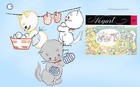 1950s Vtg Vogart Embroidery Transfer 199 Uncut Baby Motifs For Tot Clothes Trim