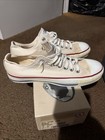 Converse Chuck Taylor All Star Low White M7652 Vintage Made In Usa W box M8 5