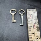 Pair Of Vintage Skeleton Key Charms
