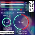 300 Pcs Glow Sticks Bulk 8 Inch Glow In The Dark Party Favors Neon Bracelet A   