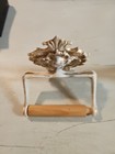 Vintage Metal Wall Hanging Toiletpaper Holder