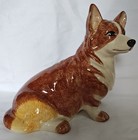 Corgi Hand Painted Ceramic Bank Entirely Hand Painted For Realistic Appeal  7 5 