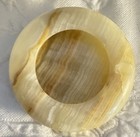 Vintage Onyx Marble Ashtray Mcm Natural Stone Polished Rich Organic Colors 4   