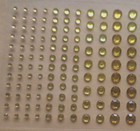 Craftbuddyus 240pcs Gold Self Adhesive Rhinestone Gems Craft  2 3 4 5mm Gems
