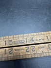 Lot 2 Vintage Folding Wooden Rules Stanley No 66 1 2 3ft   Unmarked 2ft