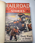 December - March 1931-32 Railroad Stories Magazines In Bound Edition Vol  7 I440