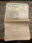 1981 Los Angeles Dodgers World Series Champions Baseball Newspaper 
