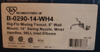 T s B-0290-14-wh4 - Big-flo 8  Wall-mount Mixing Faucet W 14  Swing Spout Chrome