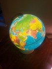 Vintage Replogle World Premier Series 12    Lighted Raised Relief Rotating Globe