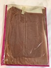 Vtg Cleopatra Crystal Full Fashioned Garter Stockings Beige Green Stripe Size 10