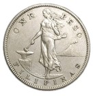 1907-s Philippines One Peso 80  Large Silver Coin Km 172 Asw  5244 Oz Us Admin