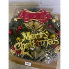 Merry Christmas Wreath For Door Hook  Decoration  Holiday Decor 20  X 18 