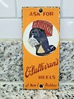 Vintage O sullivans Porcelain Sign Rubber Shoe Heel Footwear Factory Advertising