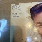 Bobby Darin Signed Paper Rare 1960   s Autograph Jsa Certified 