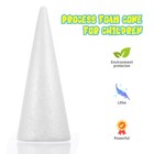  2 Pcs Foam Cone Shaped Floral Christmas Cones Toddler For Crafts