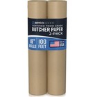Pack Of 2 Brown Butcher Paper Roll 18 x100  Unbleached Food-grade Kraft For Bbq 