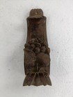 Antique French Carved Wood  Reclaimed Architectural Trim Pediment Salvage Finial