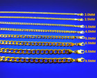 14k Yellow Gold 2mm-9mm Curb Cuban Necklace Chain Round Link Men Women 16 -30 
