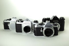 Pentax Slr 4 Camera Lot - Me  Me Super  Sv Es - Untested   Parts Or Repair