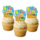 Spongebob Personalized Cupcake Toppers Set Of 12   Kids Birthday Party Decor