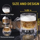 Mini Mug Shot Glasses  1 Oz Plastic Beer Tasting Glasses For Beer Fest  Birth