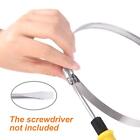 4 -12  Adjustable Hose Clamp Metal Worm Drive Gear Duct Clamp Dryer Vent Hose