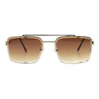 Men s Navigator Sunglasses Square Rectangular Metal Frame Uv400