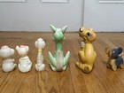 Vintage Lot Of  6   Vintage Squeaky Toys  Rubber  50 s 60 s Rare 