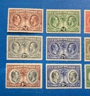 Cayman Islands Stamps  Scott 69-80 Complete Set Mnh And Mvlh 