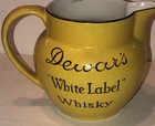 Dewars White Label Pitcher By John Maddock Rare Yellow Made After 1896