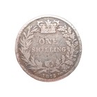 1875 Queen Victoria  925 Silver Shilling  Die  71