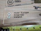 Vintage Hotel Key Fob Room Dublin Killarney Gresham Ireland Skeleton Key Clare