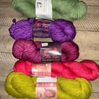 Large Mixed Lot Of Assorted Yarn Wool silk  20 Skeins Hanks Yarn Destash