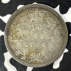 1858 Canada 10 Cents Lot t4835 Silver 