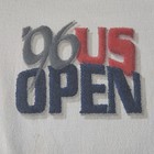 Vintage 96 Us Open New York Shirt Mens Medium White Long Sleeve Tennis Fila 90s